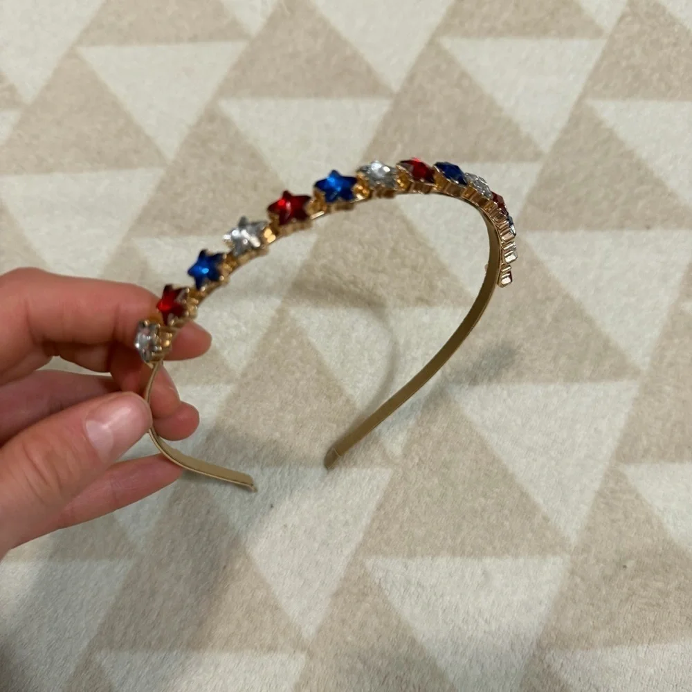 NWOT j crew Girls' star gem headband